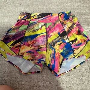 Lululemon Athletica Multicolor Abstract Women's Shorts